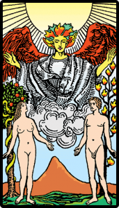 carta Los amantes tarot