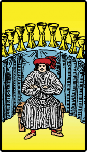 carta nueve de copas tarot