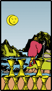 carta ocho de copas tarot