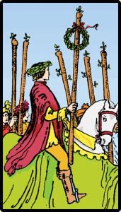 carta seis bastos tarot